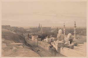 Egito e Núbia: Volume III - No. 26, Cairo, Olhando para o Oeste de Louis Haghe