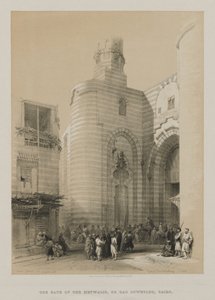 Egito e Núbia, Volume III: Gate of the Metwaleys, Cairo de Louis Haghe