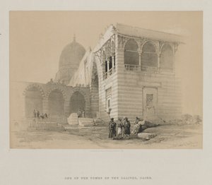 Egito e Núbia, Volume III: Um dos túmulos dos Khalifs, Cairo de Louis Haghe