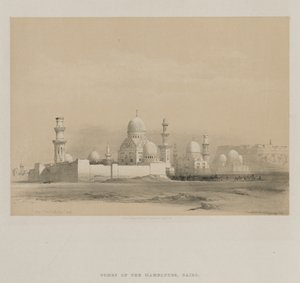 Egito e Núbia, Volume III: Túmulos dos Memlooks, Cairo, 1849. de Louis Haghe