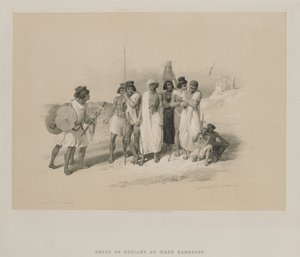 Egito e Núbia, Volume II: Grupo de Núbios-Wady Kardasey de Louis Haghe
