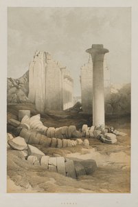 Egito e Núbia, Volume II: Karnak, 1848. de Louis Haghe
