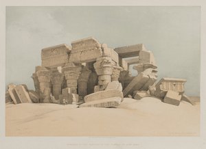 Egito e Núbia, Volume II: Kom-Ombo de Louis Haghe