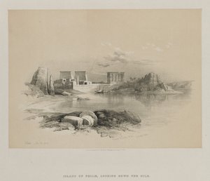 Egito e Núbia, Volume II: Philae, 1848. de Louis Haghe
