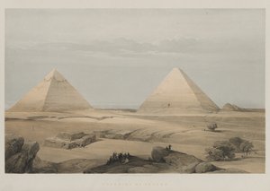 Egito e Núbia, Volume II: Pirâmides de Geezeh de Louis Haghe