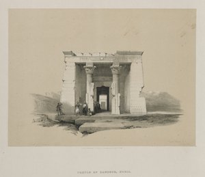 Egito e Núbia, Volume II: Templo de Dandor, Núbia de Louis Haghe