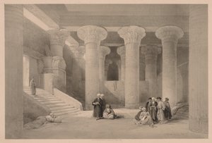 Egito e Núbia: Volume I - No. 24, Templo de Esneh de Louis Haghe