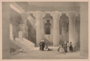 Egito e Núbia: Volume I - Nº 24, Templo de Esneh, 1838. de Louis Haghe