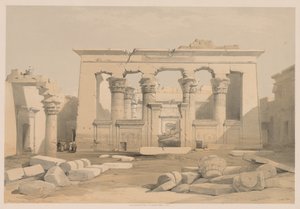 Egito e Núbia: Volume I - Nº 28, Pórtico do Templo de Kalabshi, 1838.