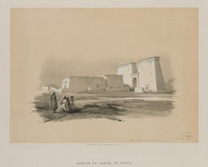 Egito e Núbia, Volume I: Dakke, na Núbia de Louis Haghe