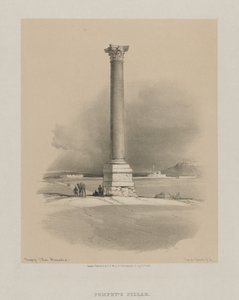 Egito e Núbia, Volume I: Pilar de Pompeu, Alexandria de Louis Haghe