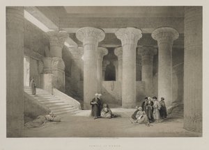 Egito e Núbia, Volume I: Templo em Esneh de Louis Haghe