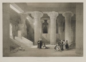 Egito e Núbia, Volume I: Templo de Esneh, 1846. de Louis Haghe