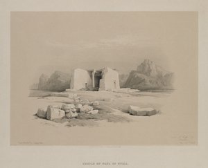 Egito e Nubia, Volume I: Templo de Tafa em Nubia, 1846.