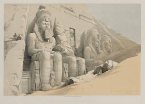 Egito e Núbia, Volume I: O Grande Templo de Aboo-Simble, Núbia, 1846.