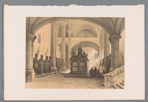 Túmulo de Maximilian I em Innsbruck
Tombeau de Maximilien I à Inspruck (título sobre o objecto) de Louis Haghe