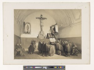 Oratório do mosteiro dos Capuchinhos em Bruges de Louis Haghe