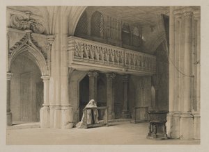Esboços na Bélgica e na Alemanha, Volume I: Convento de Nönnberg, Salzburgo de Louis Haghe