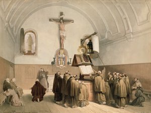 Os sinos no Oratório dos Capucines, Bruges de Louis Haghe