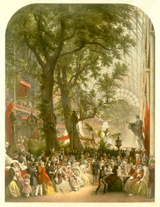 Transept do Palácio de Cristal, 1851 (lito colorido)