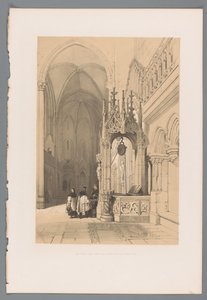 Produção de água em Dom van Regensburg
O Poço Santo na Catedral de Regensburg (título sobre o objecto) de Louis Haghe