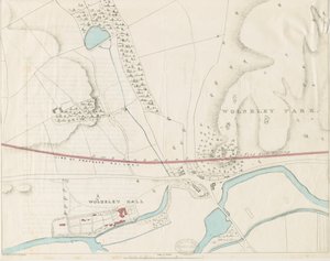Wolseley Hall: litografia sobre tonalidade, nd [1806-1885] de Louis Haghe
