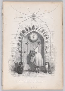 Boa noite então, meu amigo Lecteur... de Cenas do Private e Publique L..., ca. 1837-47. de Louis Henri Brévière