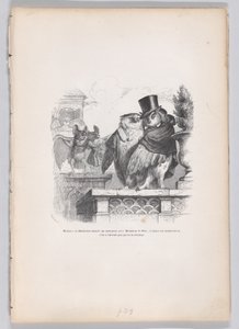 A Duquesa está cantando um noturno com o Duque... de Cenas do Privado e..., ca. 1837-47. de Louis Henri Brévière