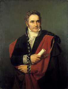 Retrato de Casimir Perier, ministro, presidente do conselho em 1831 Pintura de Louis Hersent (1777-1860) Século XIX. Dim. 1,65 x 0,90 m. Versailles, museu do castelo