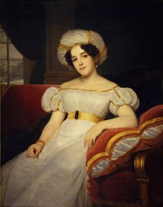 Retrato da princesa Natalya Stepanovna Golitsyna, née Condessa Apraksina 1794-1890, 1824