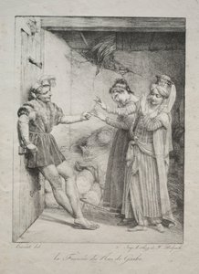 A noiva do rei de Garbe, 1800. de Louise Marie Jeanne Hersent