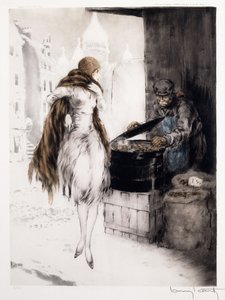 Vendedor de castanhas de Louis Icart