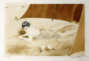 Na praia de Louis Icart
