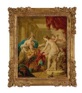 Pygmalion e Galatea (óleo sobre tela)