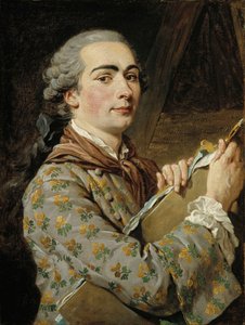Auto-retrato, década de 1750. de Louis Jean François Lagrenée