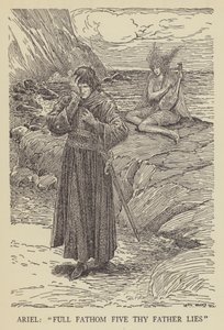 Ariel, Full fathom cinco teu pai mentiras de Louis John Rhead