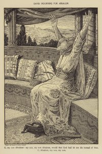 David luto por Absalão de Louis John Rhead