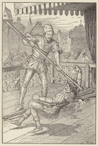 Ele feriu Eric cheio e quadrado em seu crânio de Louis John Rhead