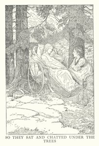 Ilustração para Heidi de Johanna Spyri (litografia) de Louis John Rhead