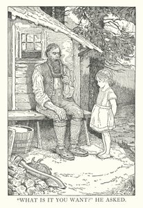 Ilustração para Heidi de Johanna Spyri (litografia) de Louis John Rhead