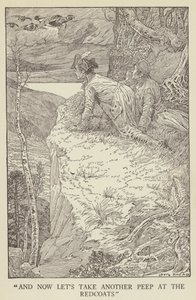 Ilustração para sequestrado por Robert Louis Stevenson de Louis John Rhead