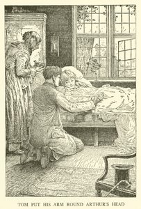 Ilustração para Tom Browns School-Days (gravura) de Louis John Rhead