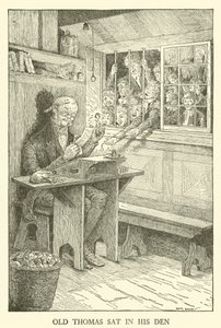Ilustração para Tom Browns School-Days (gravura) de Louis John Rhead