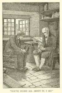 Ilustração para Tom Browns School-Days (gravura) de Louis John Rhead