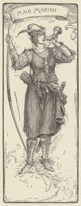 Marian empregada doméstica de Louis John Rhead