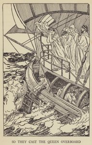 Então eles lançaram a rainha ao mar de Louis John Rhead