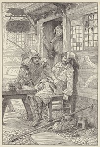 Com um sorriso no rosto, ele estendeu a mão e tirou o mandado de Louis John Rhead