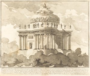 O Templo de Minerva, para o Festival "Chinea"