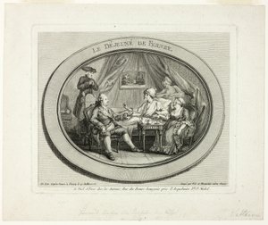 O almoço em Ferney de Louis Joseph Masquelier