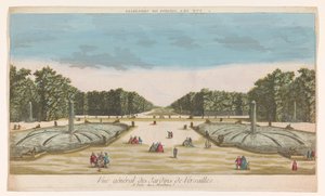 Vista do Jardim de Versailles
Vue des Jardins de Versailles (título sobre o objecto) de Louis Joseph Mondhare